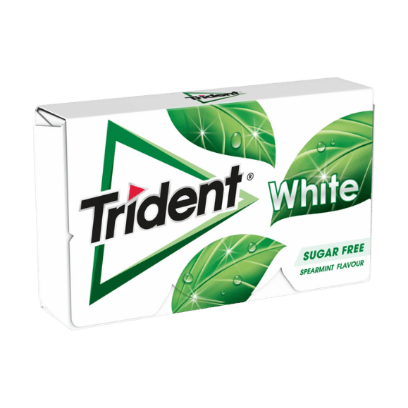 Trident White Minze Kaugummi (23,8g) von Trident bei Araxxon - Hochwertiges griechisches Produkt. Trident White Minze Kaugummi (23,8g) από Trident στο Araxxon - Αυθεντικό ελληνικό προϊόν.